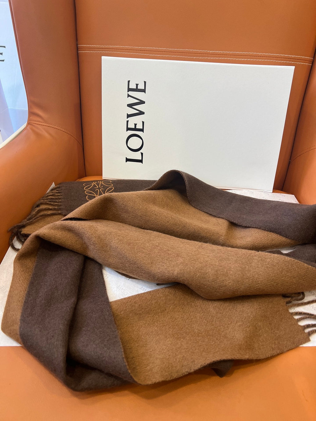 LOEWE 26S SCARF 180 IN CASHMERE WOOL 863831