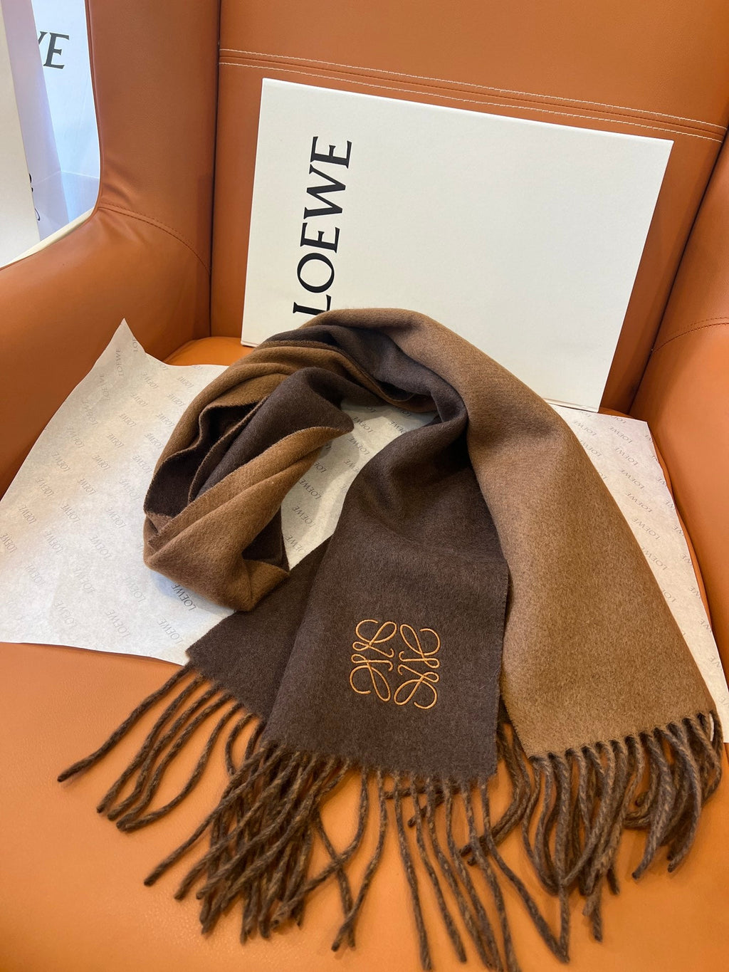 LOEWE 26S SCARF 180 IN CASHMERE WOOL 863831