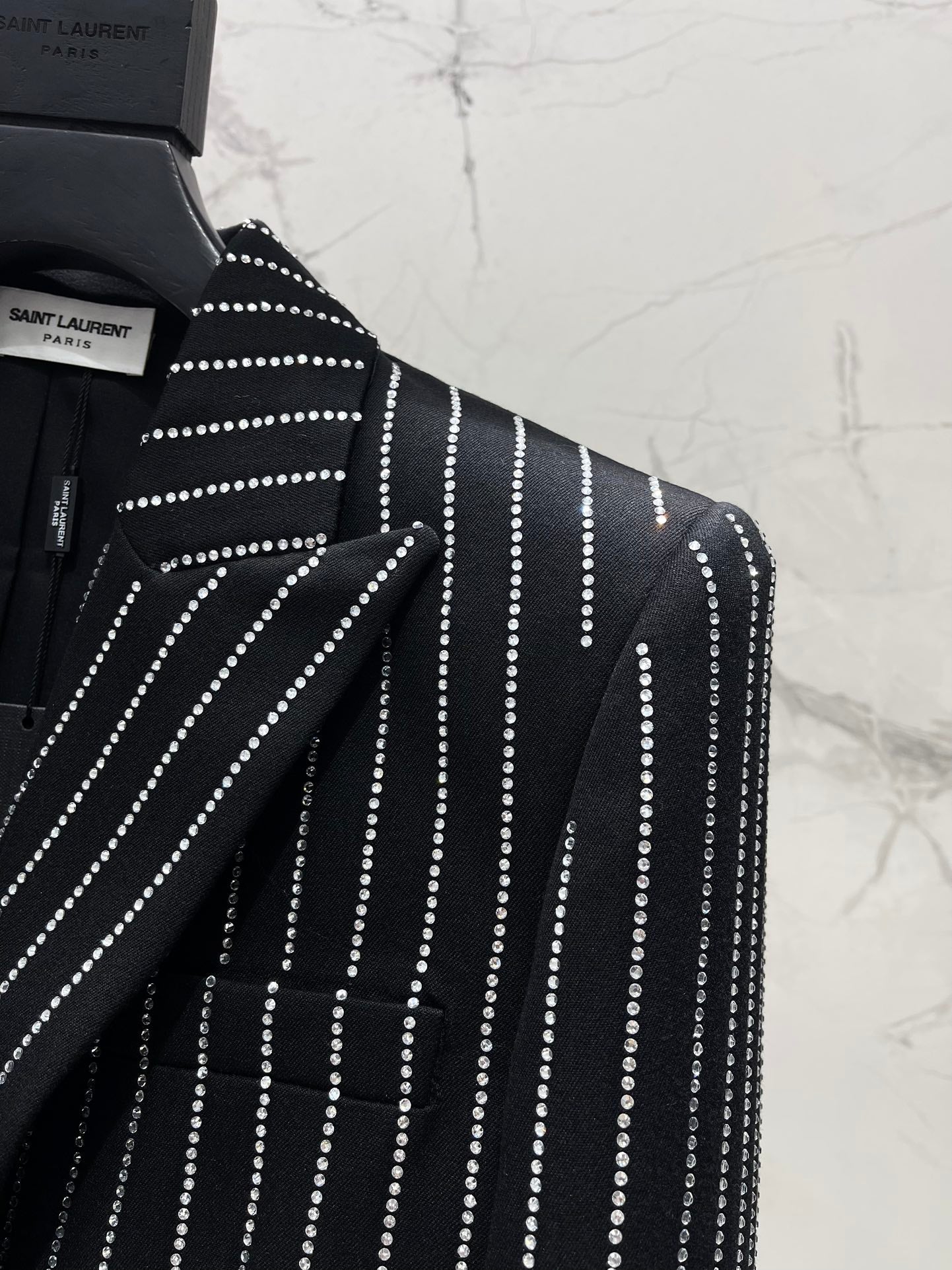 YSL 25S EMBELLISHED SUIT SET STYLE 213