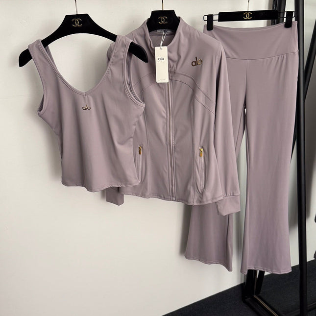 ALO 26S 3-PIECE YOGA SPORTSWEAR SET 337