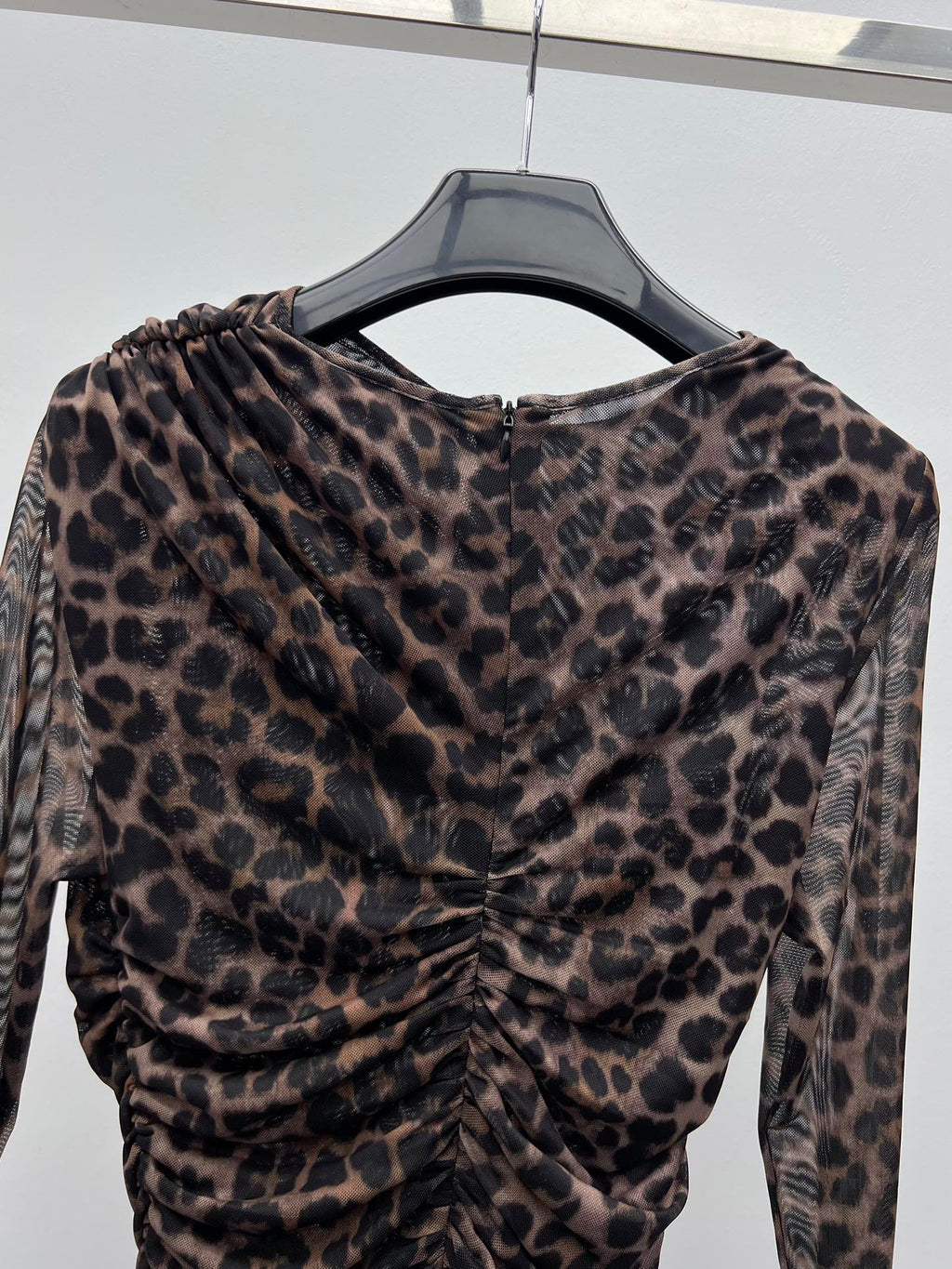 YSL 25S LEOPARD PRINT DRESS STYLE 44