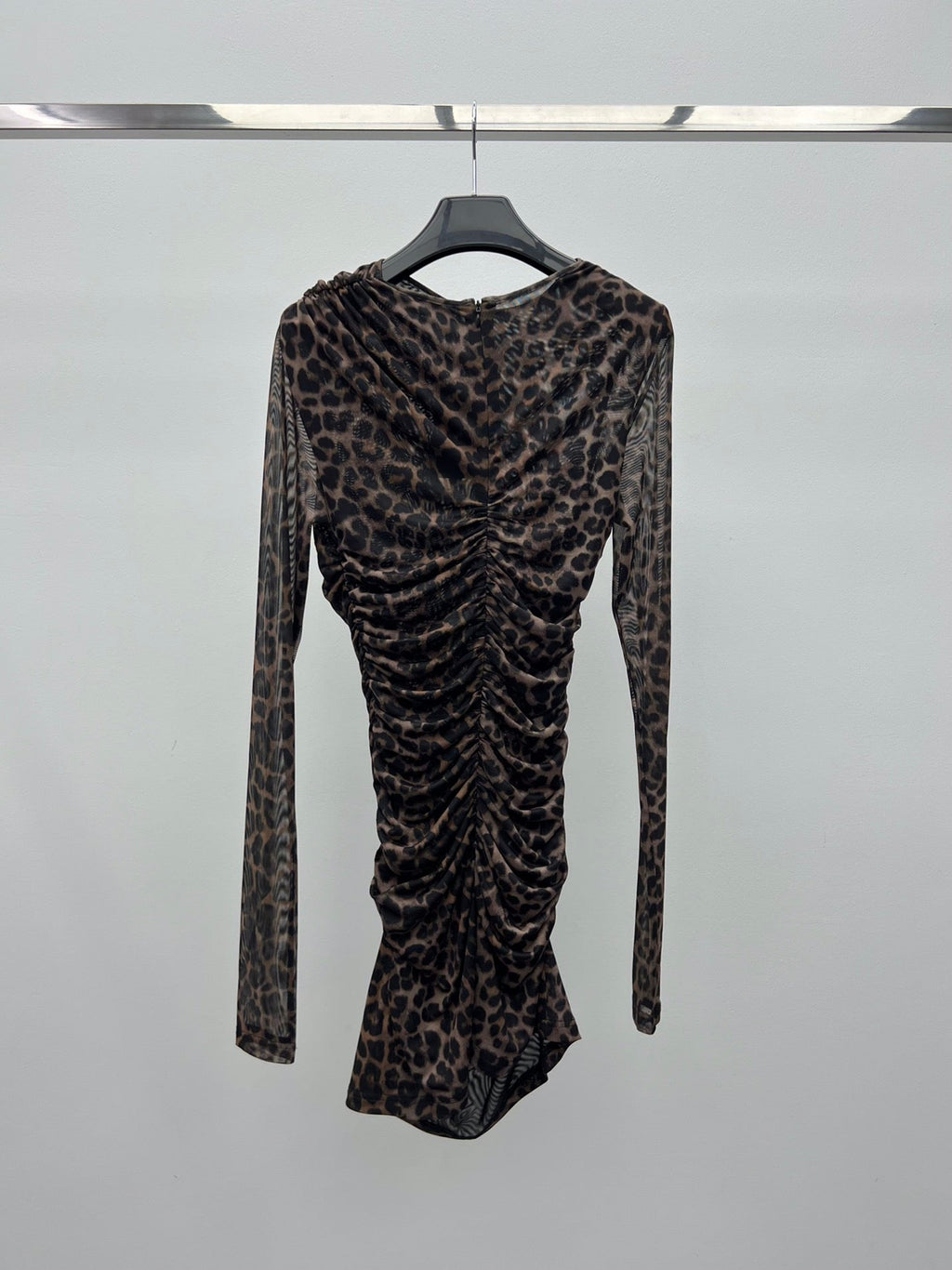 YSL 25S LEOPARD PRINT DRESS STYLE 44
