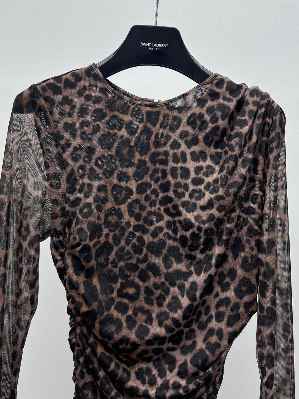 YSL 25S LEOPARD PRINT DRESS STYLE 44