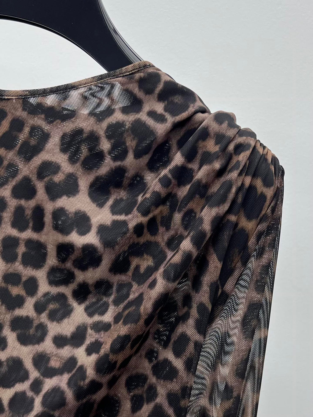 YSL 25S LEOPARD PRINT DRESS STYLE 44