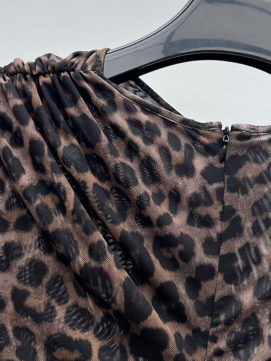 YSL 25S LEOPARD PRINT DRESS STYLE 44