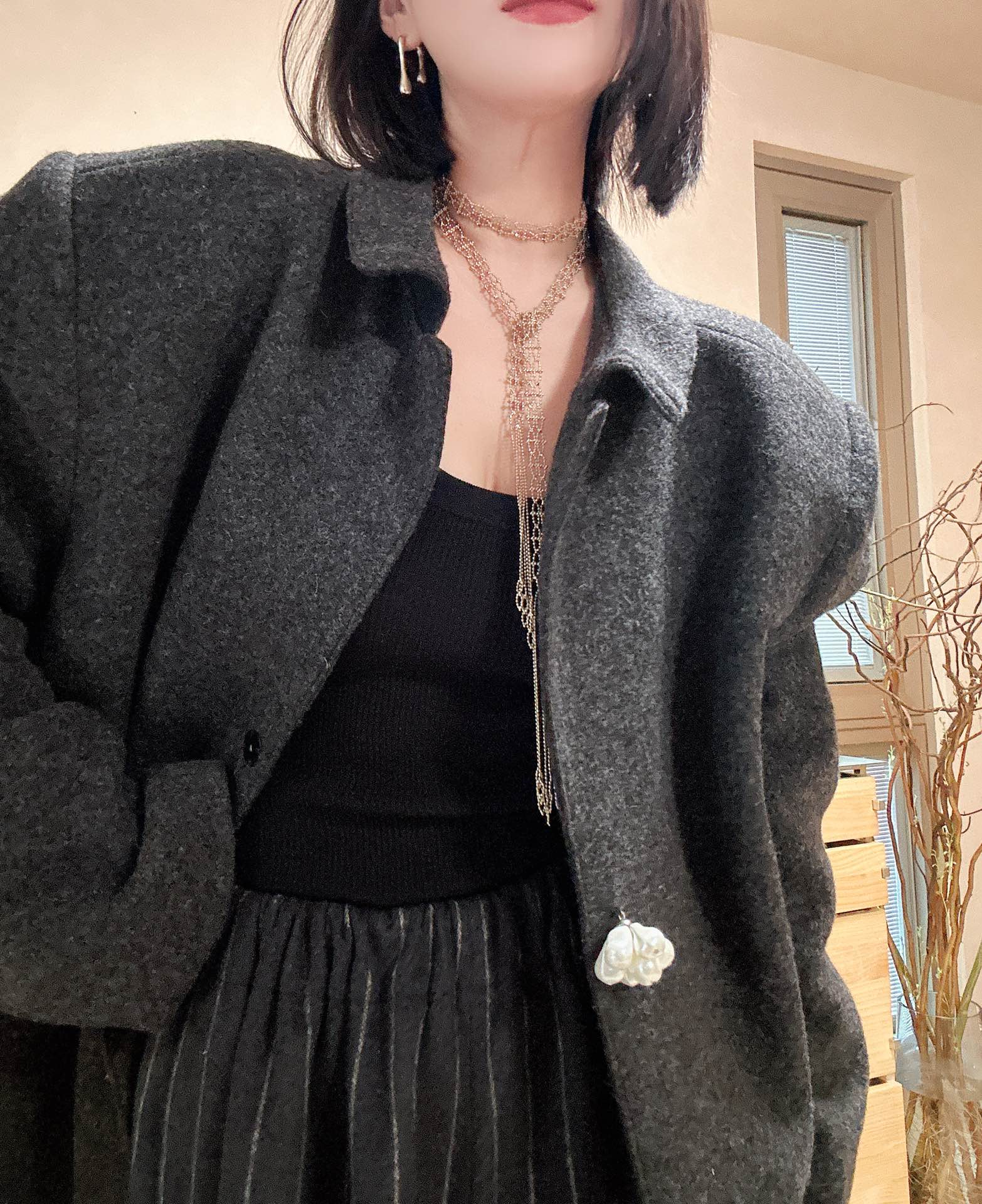 PRADA 25S LONG WOOL COAT 481