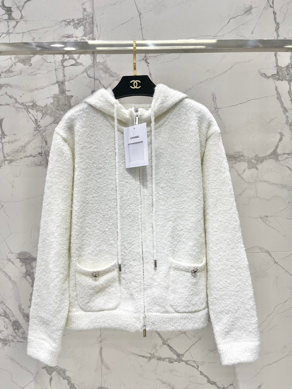 CHANEL 25S HOODED CARDIGAN 342