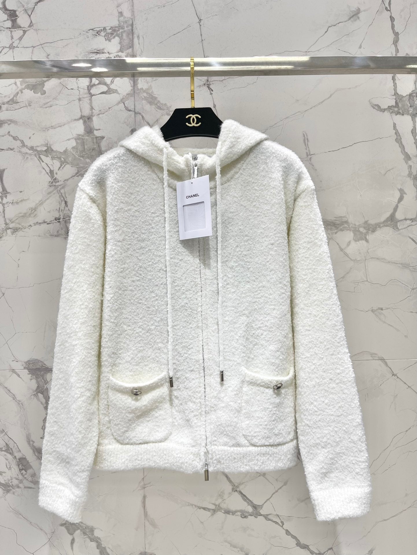 CHANEL 25S HOODED CARDIGAN 342