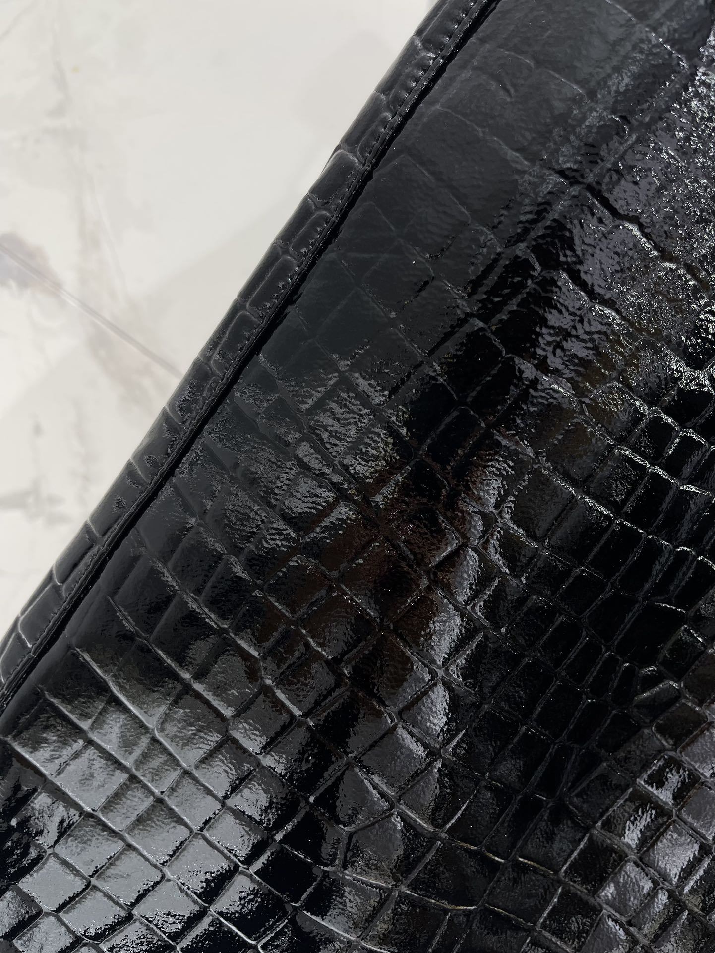 YSL 25S CROC LEATHER SKIRT STYLE 108