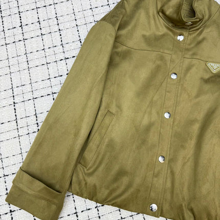 PRADA 25S STAND-COLLAR JACKET 370