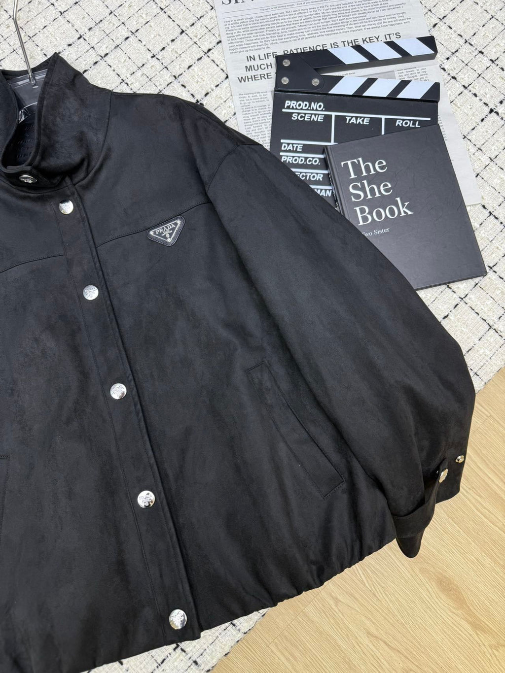 PRADA 25S STAND-COLLAR JACKET 369