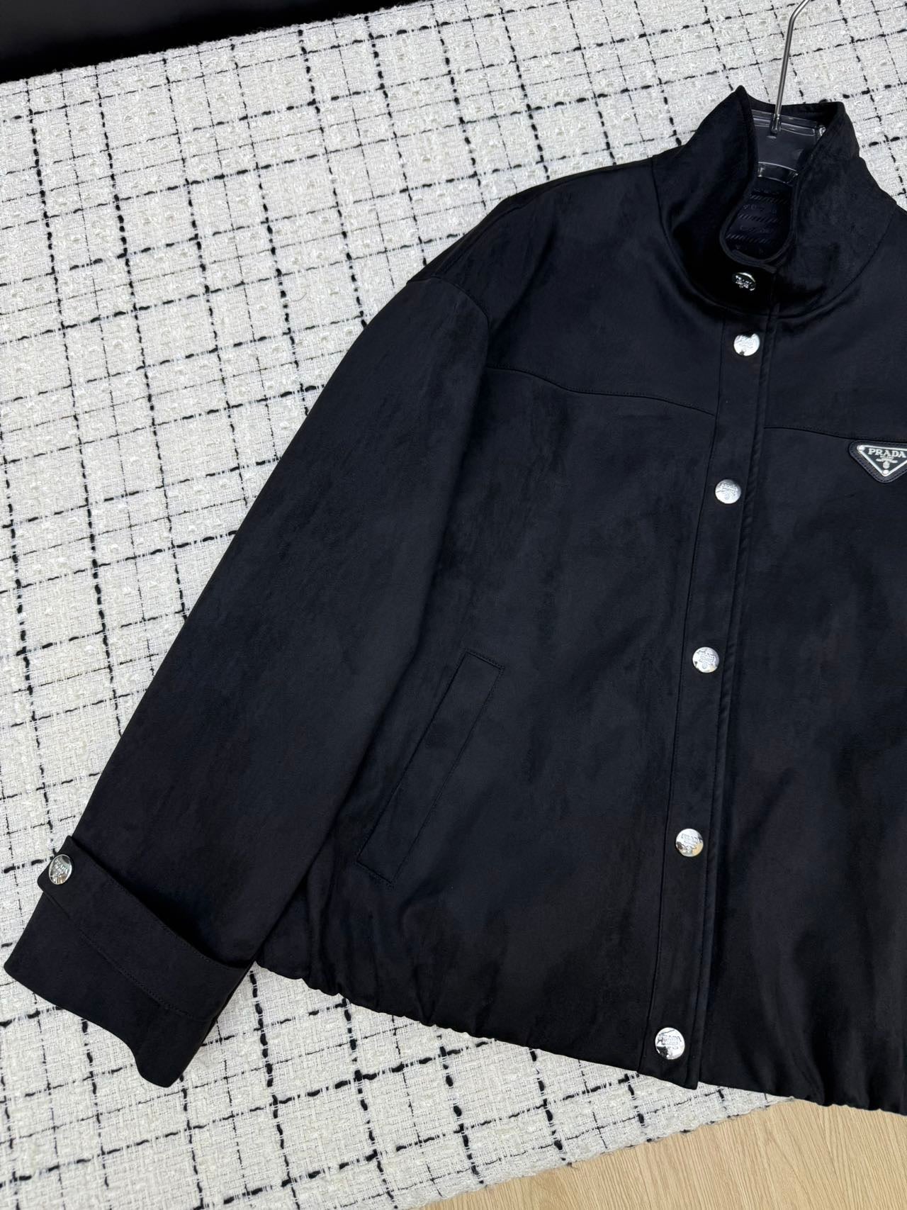 PRADA 25S STAND-COLLAR JACKET 369