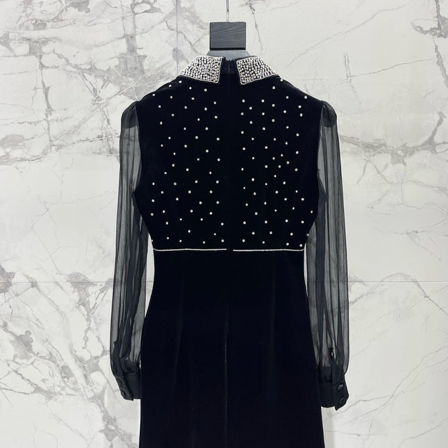 YSL 25S DRESS WITH BEADED DETAILS STYLE 61
