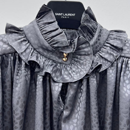 CHLOE 26S CROPPED PRINTED SHIRT STYLE 134