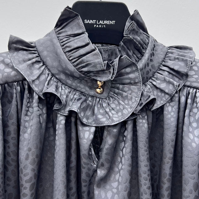 CHLOE 26S CROPPED PRINTED SHIRT STYLE 134