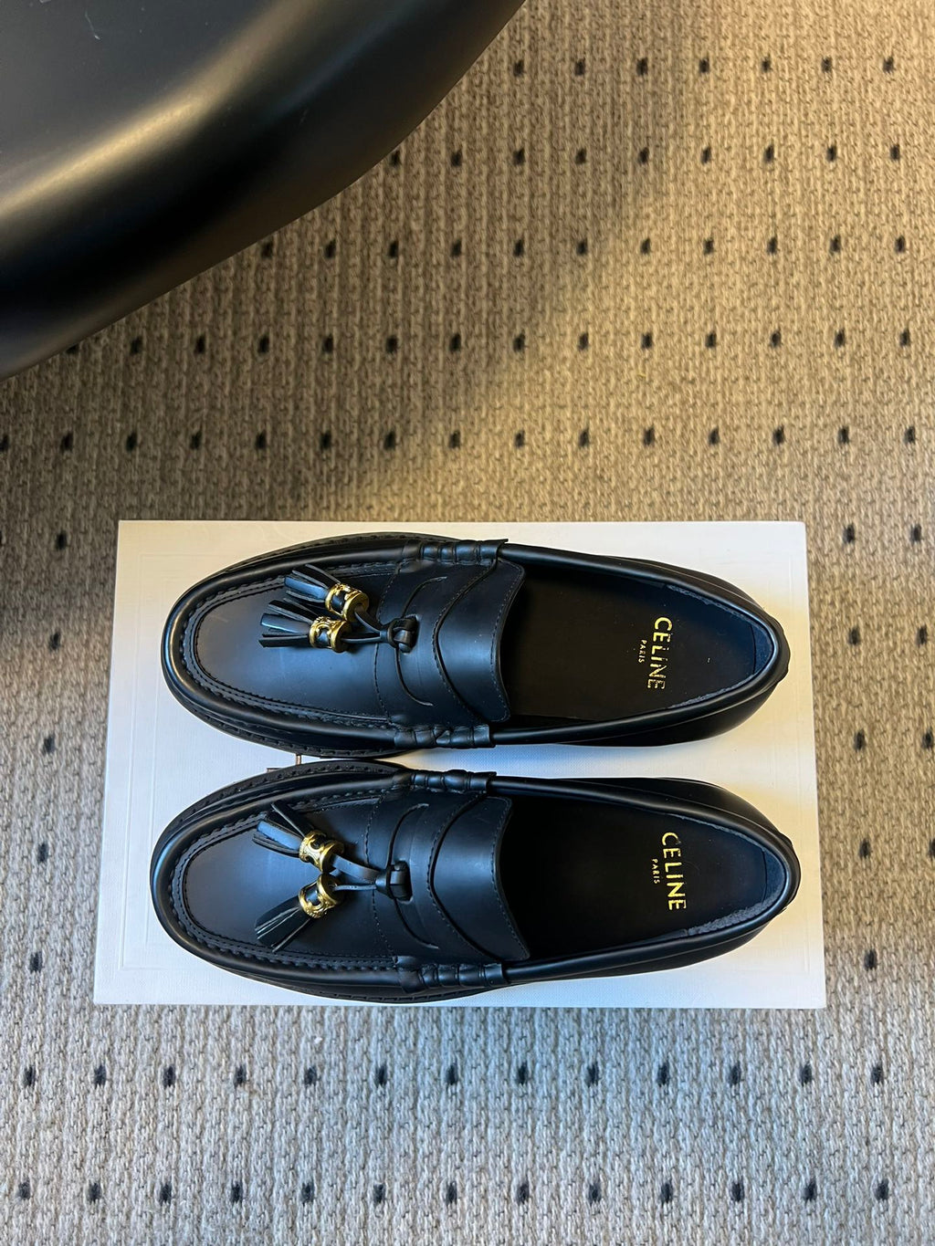 CELINE 26S LOAFER IN BLACK CALFSKIN STYLE 1