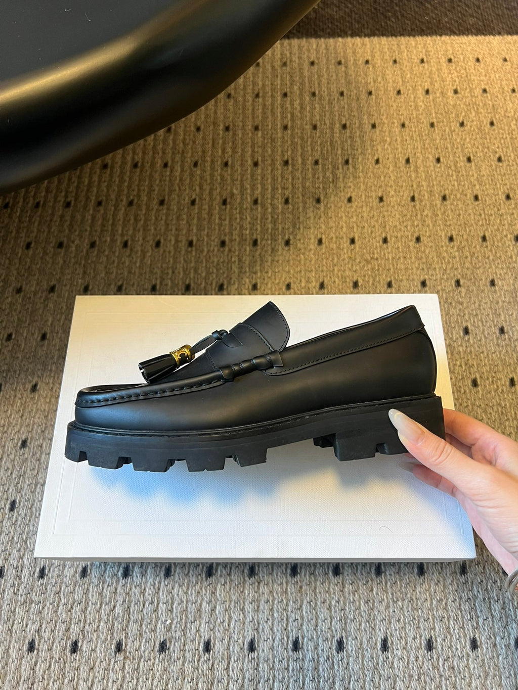 CELINE 26S LOAFER IN BLACK CALFSKIN STYLE 1