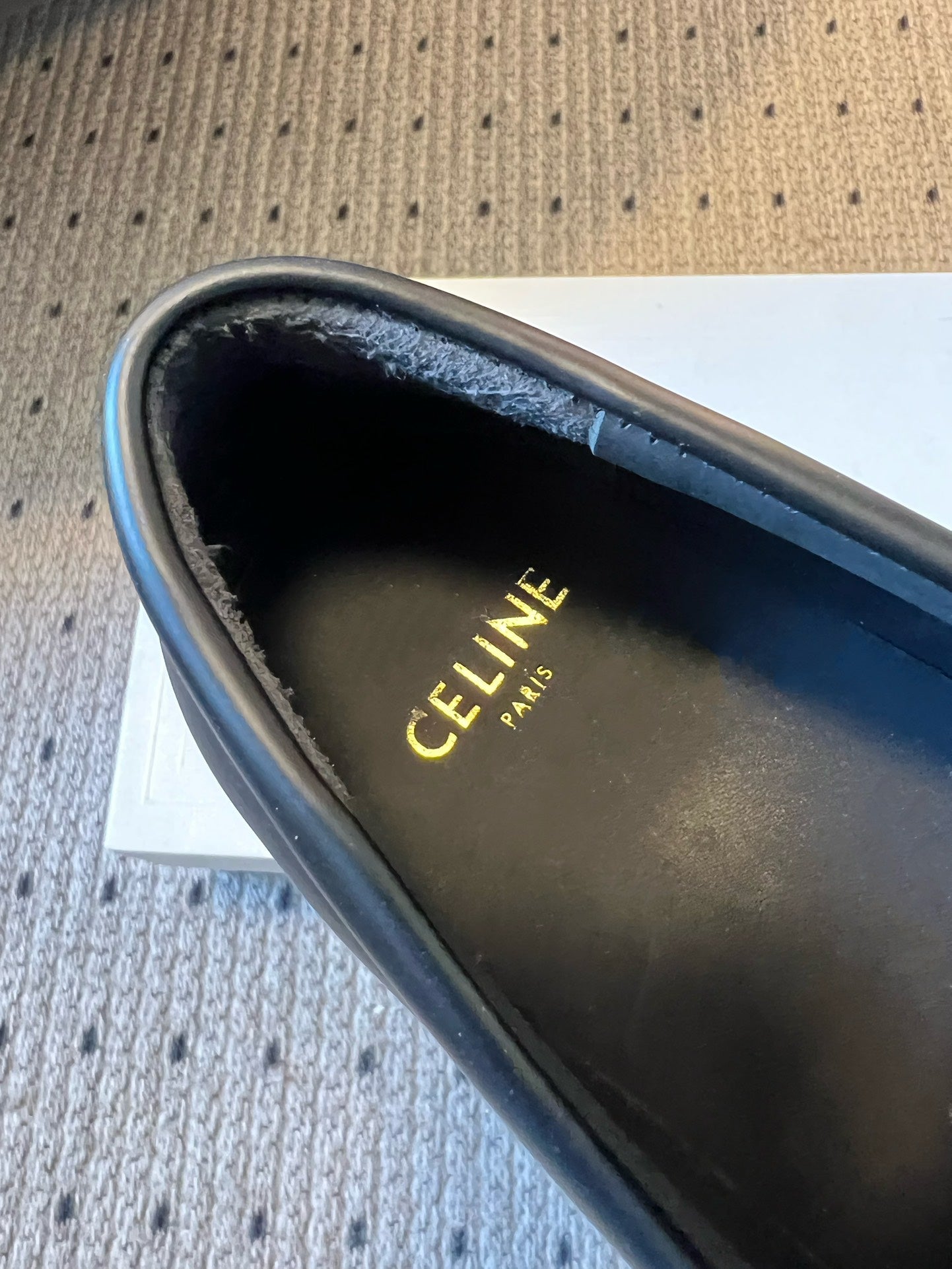 CELINE 26S LOAFER IN BLACK CALFSKIN STYLE 1