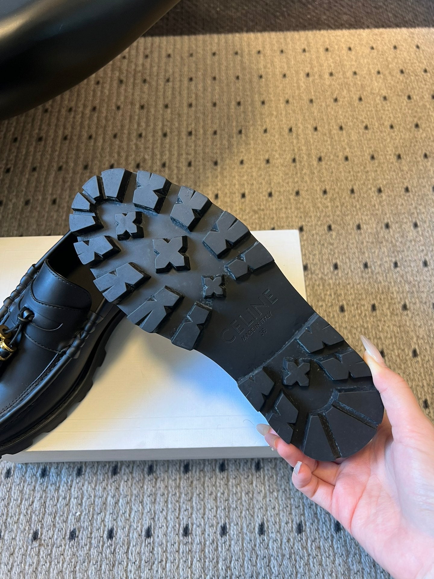 CELINE 26S LOAFER IN BLACK CALFSKIN STYLE 1