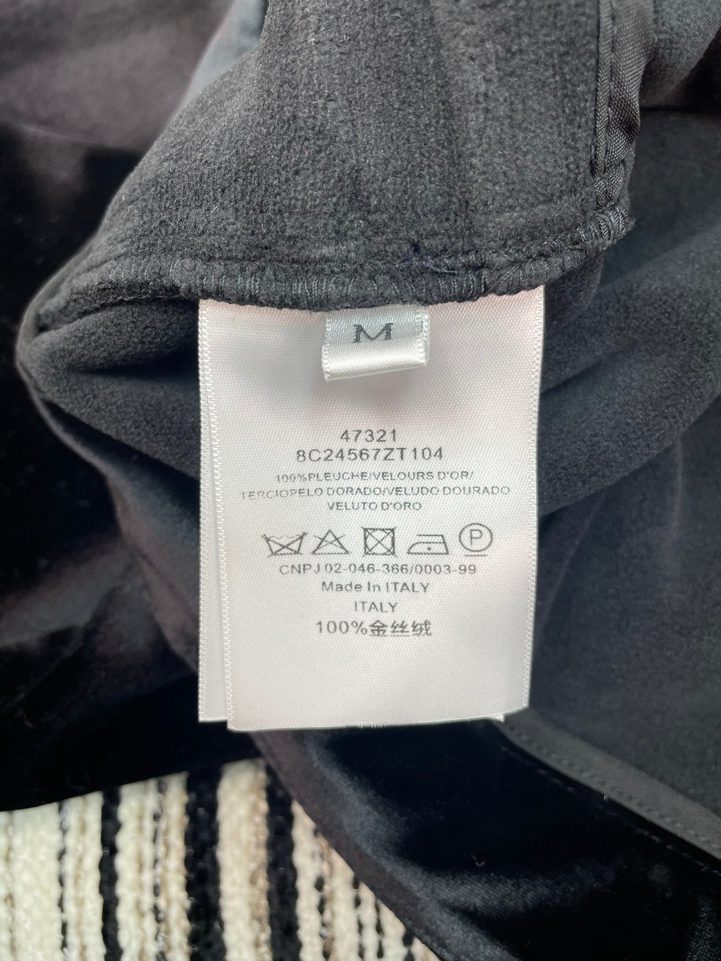 CHANEL 25S STRAIGHT-LEG VELVET PANTS 445