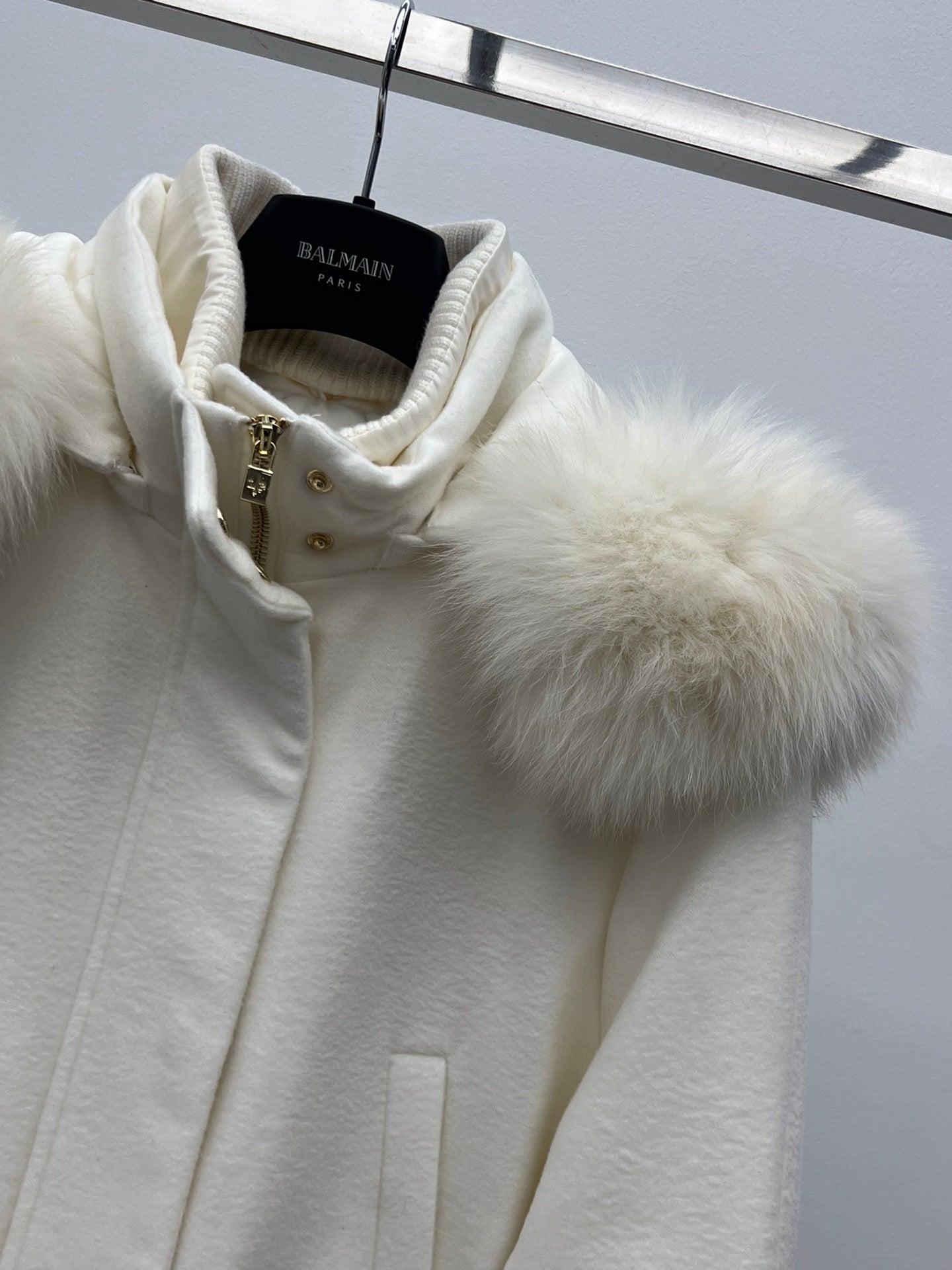 LP 26S FUR-COLLAR KNIT JACKET 472