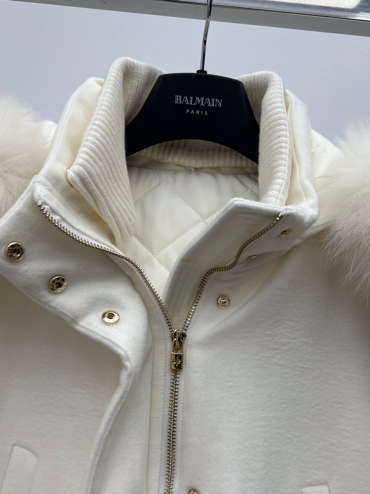 LP 26S FUR-COLLAR KNIT JACKET 472