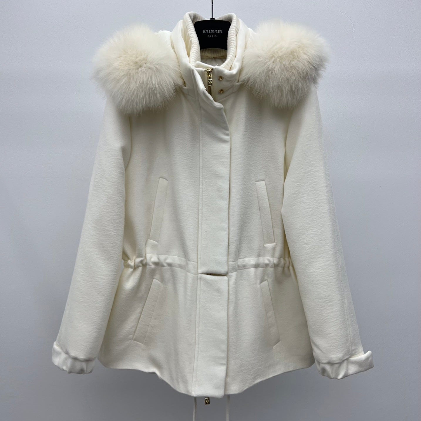 LP 26S FUR-COLLAR KNIT JACKET 472