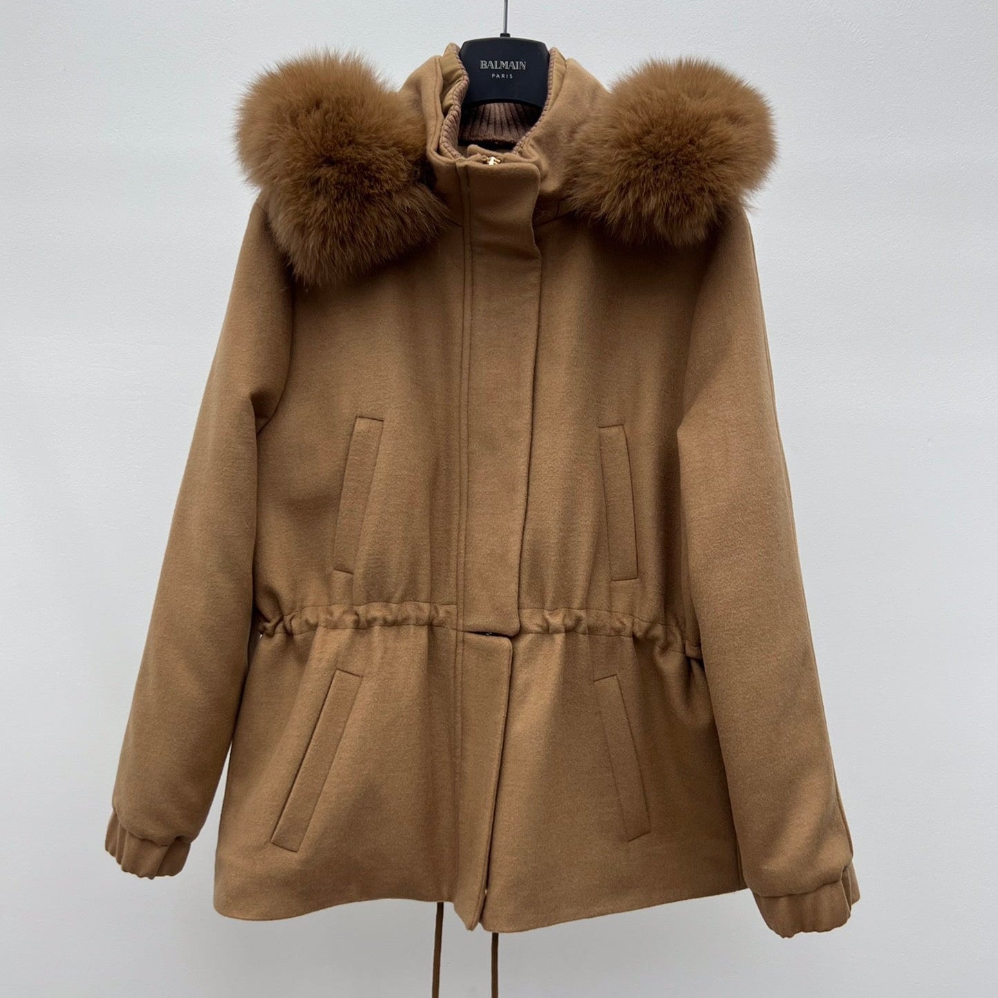 LP 26S FUR-COLLAR KNIT JACKET 474