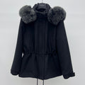 LP 26S FUR-COLLAR KNIT JACKET 473
