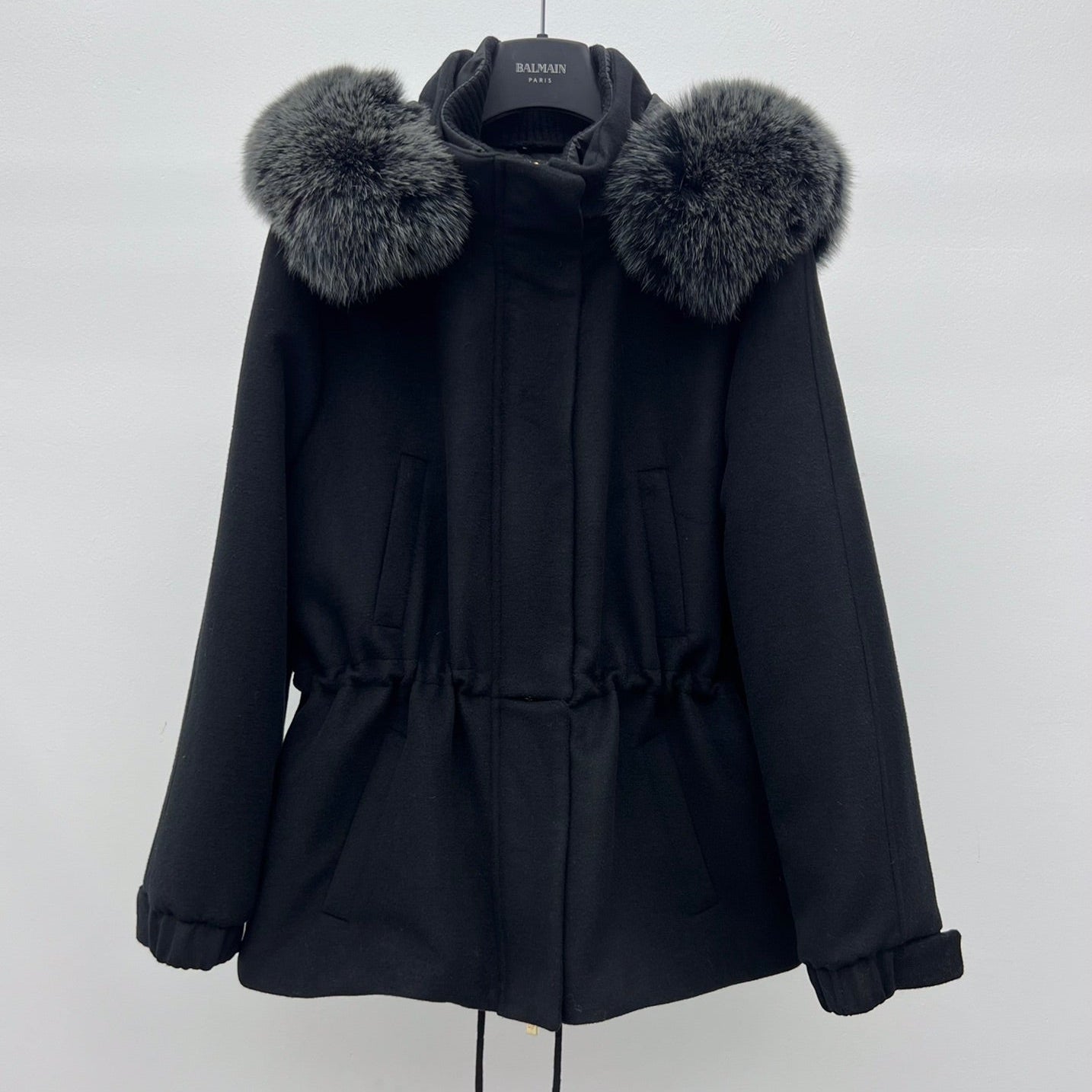 LP 26S FUR-COLLAR KNIT JACKET 473