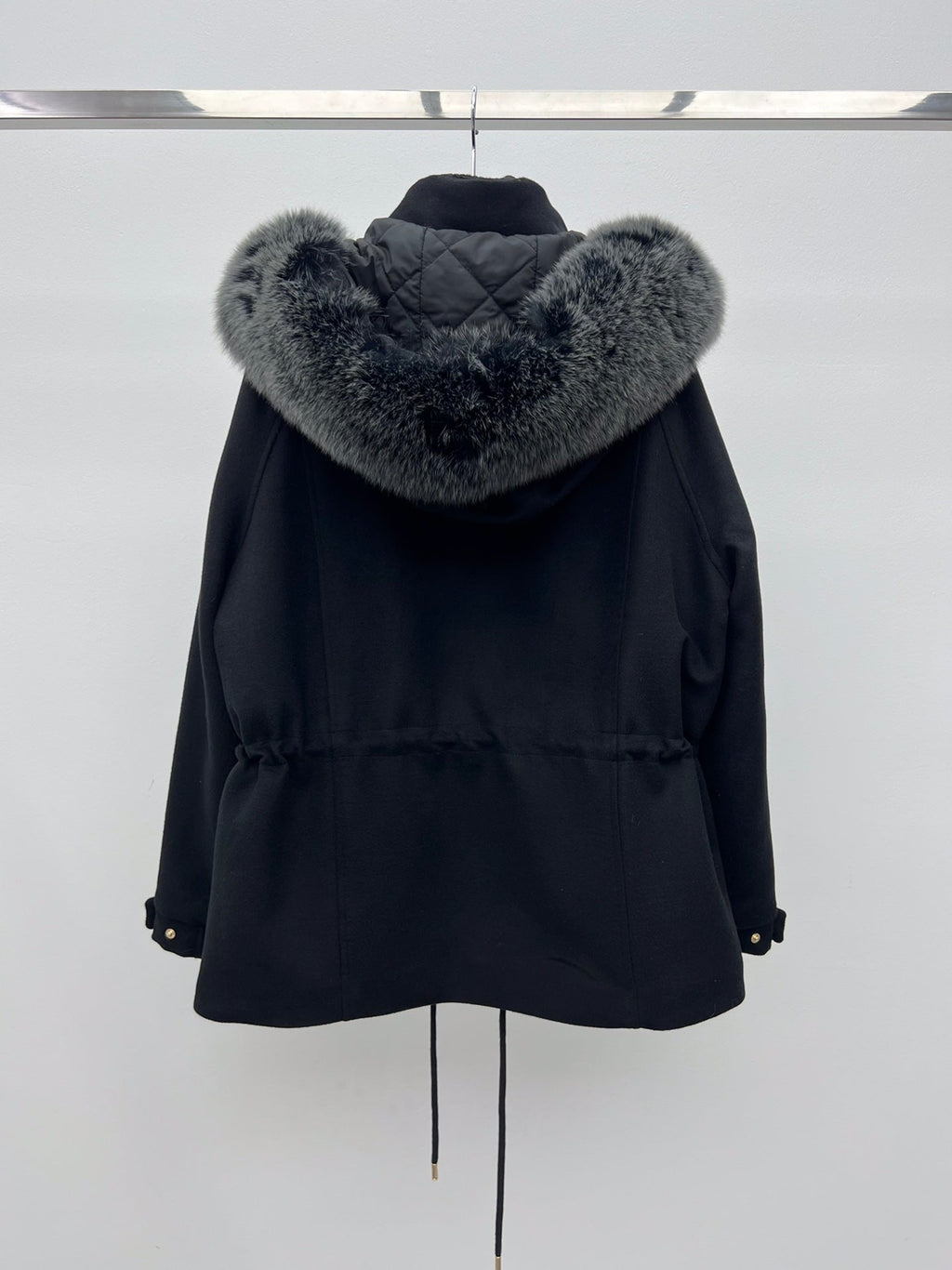LP 26S FUR-COLLAR KNIT JACKET 473