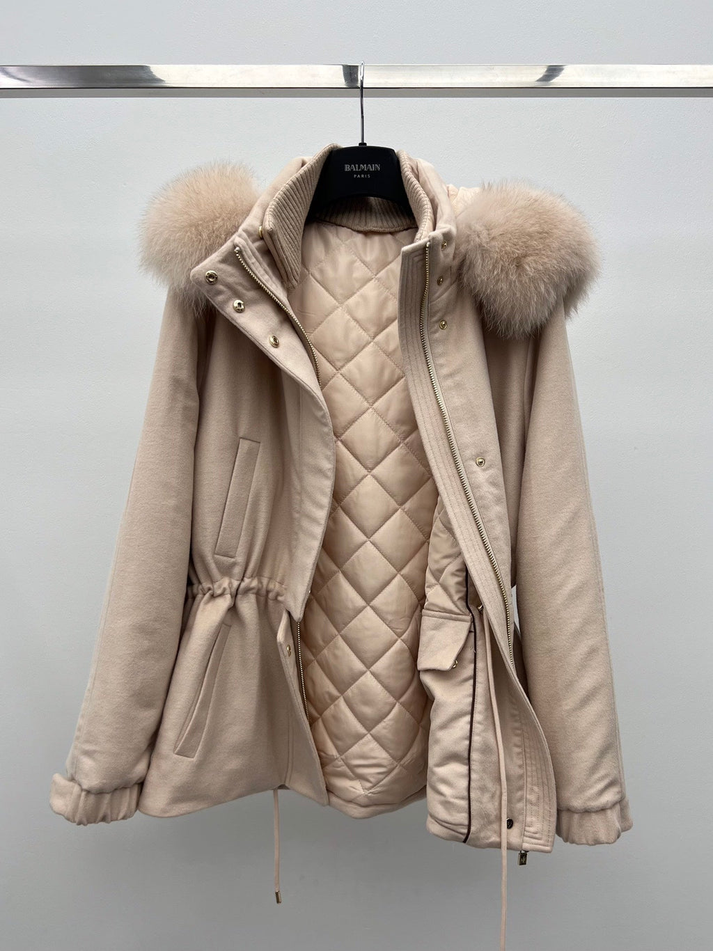 LP 26S FUR-COLLAR KNIT JACKET 470