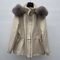 LP 26S FUR-COLLAR KNIT JACKET 471