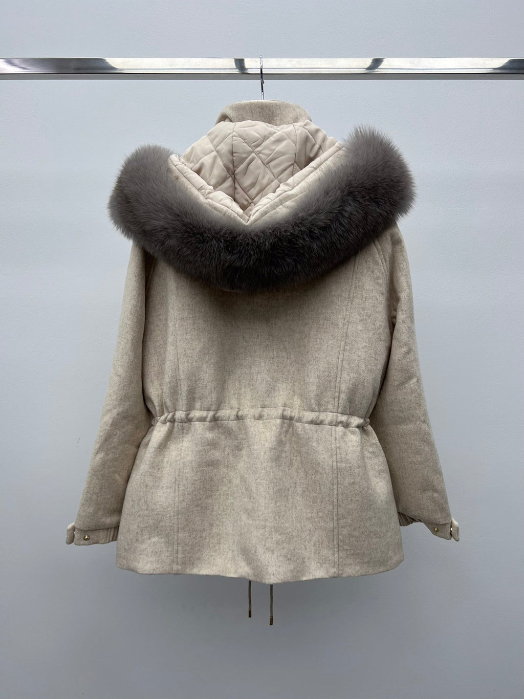LP 26S FUR-COLLAR KNIT JACKET 471