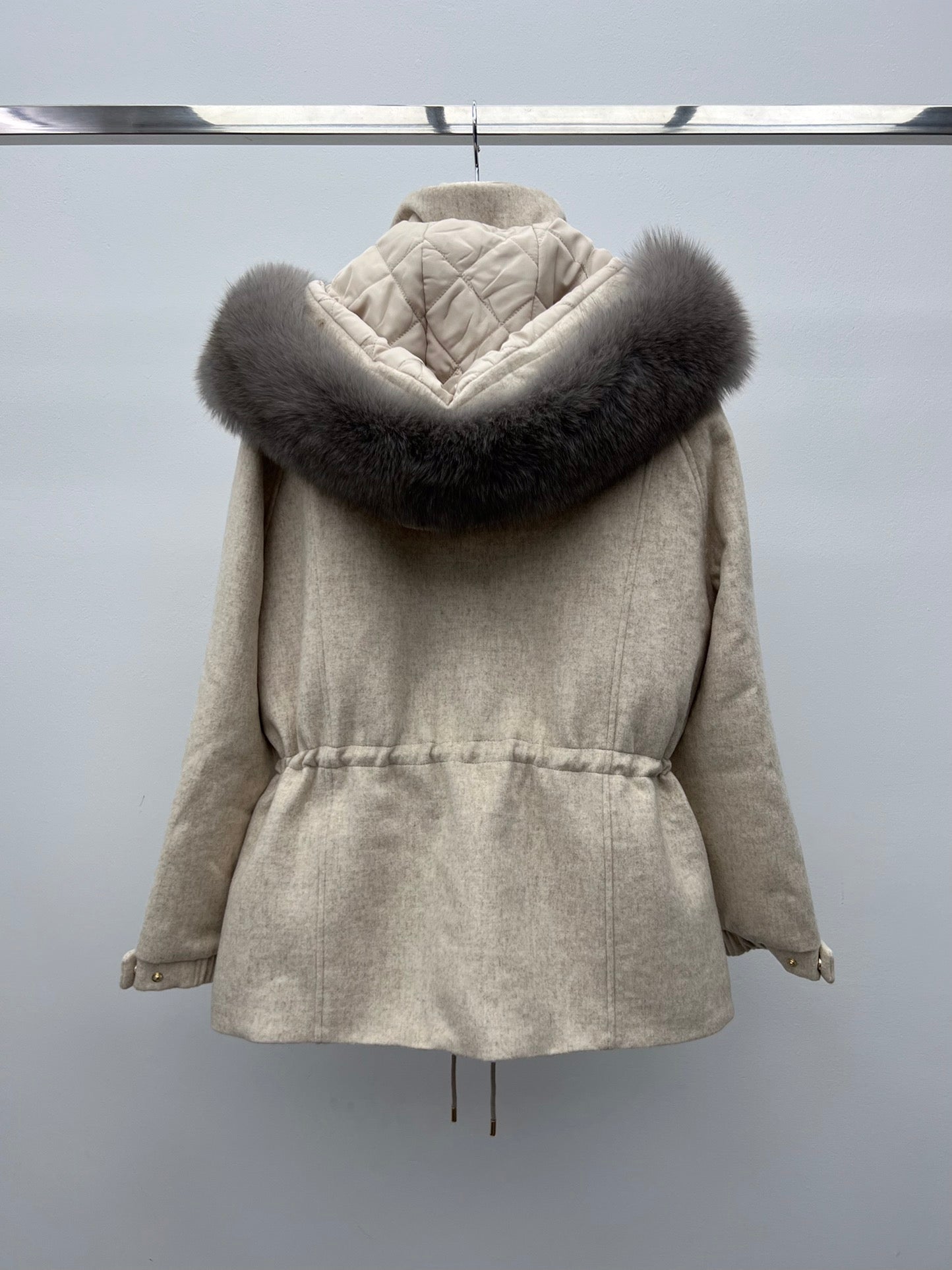 LP 26S FUR-COLLAR KNIT JACKET 471