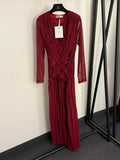 DIOR 25S LONG-SLEEVE MESH DRESS 822