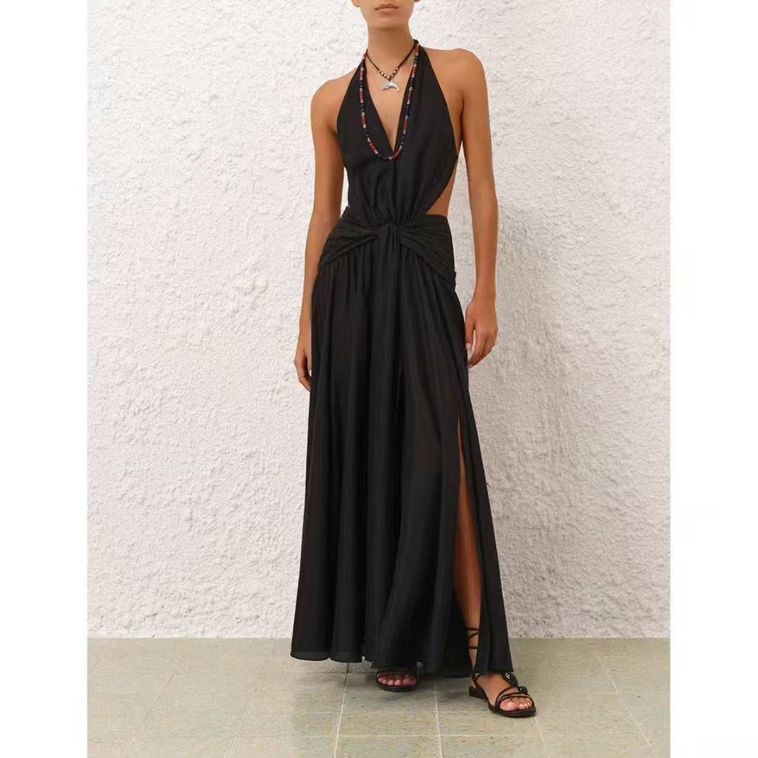 ZIMMERMANN 26S DEEP V-NECK LONG DRESS STYLE 46