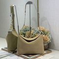 DIOR 26S DIORLY BAG 33 IN BEIGE SUEDE