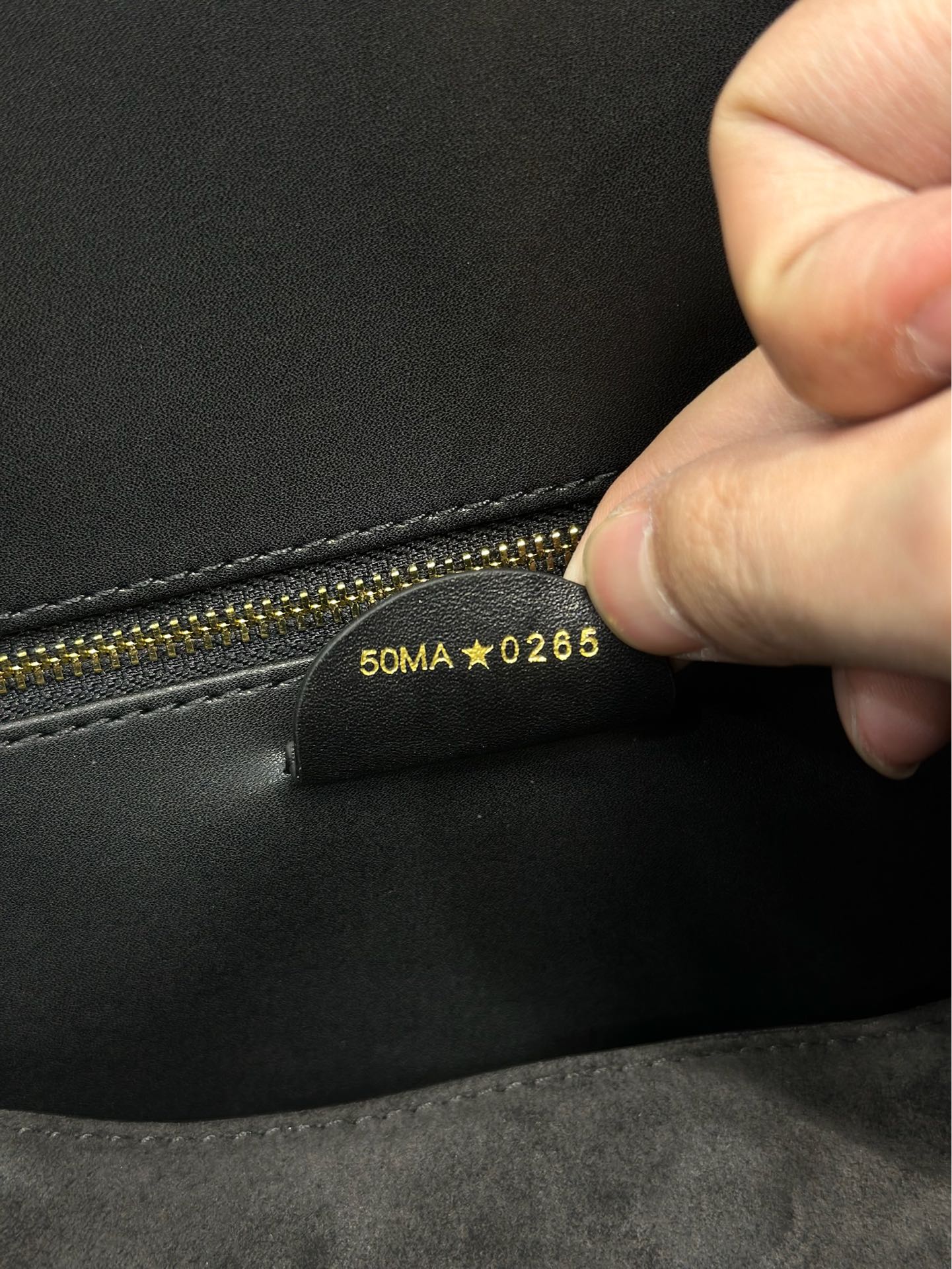 DIOR 26S DIORLY BAG 36 IN BLACK SUEDE