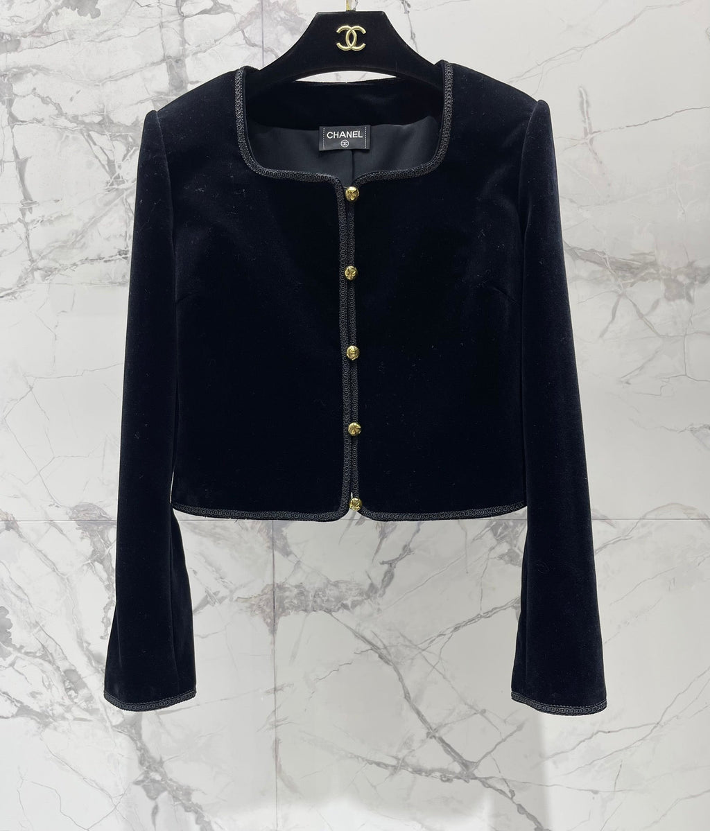 CHANEL 26S VELVET JACKET 728