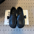 LOEWE 26S TOGGLE LOAFER 20MM IN BLACK SHINY CALFSKIN