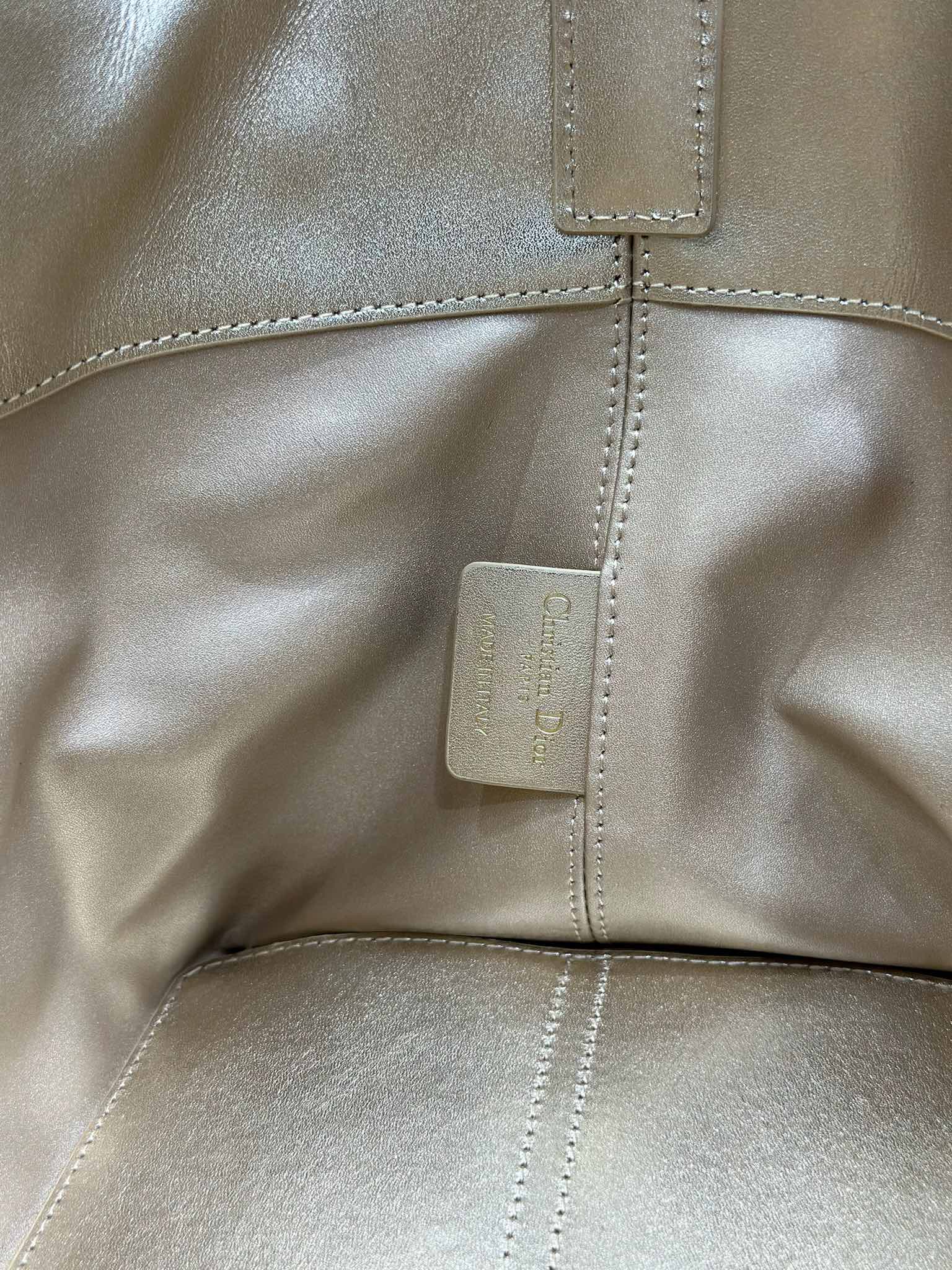 DIOR 26S TOUJOURS BAG 28 IN GOLD CALFSKIN