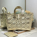 DIOR 26S TOUJOURS BAG 37 IN GOLD CALFSKIN