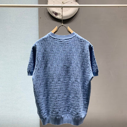 FENDI 26S SHORT-SLEEVE KNIT TOP 321
