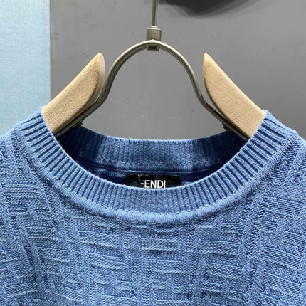 FENDI 26S SHORT-SLEEVE KNIT TOP 321