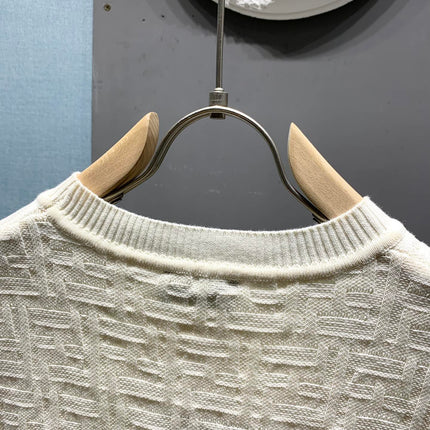 FENDI 26S SHORT-SLEEVE KNIT TOP 354