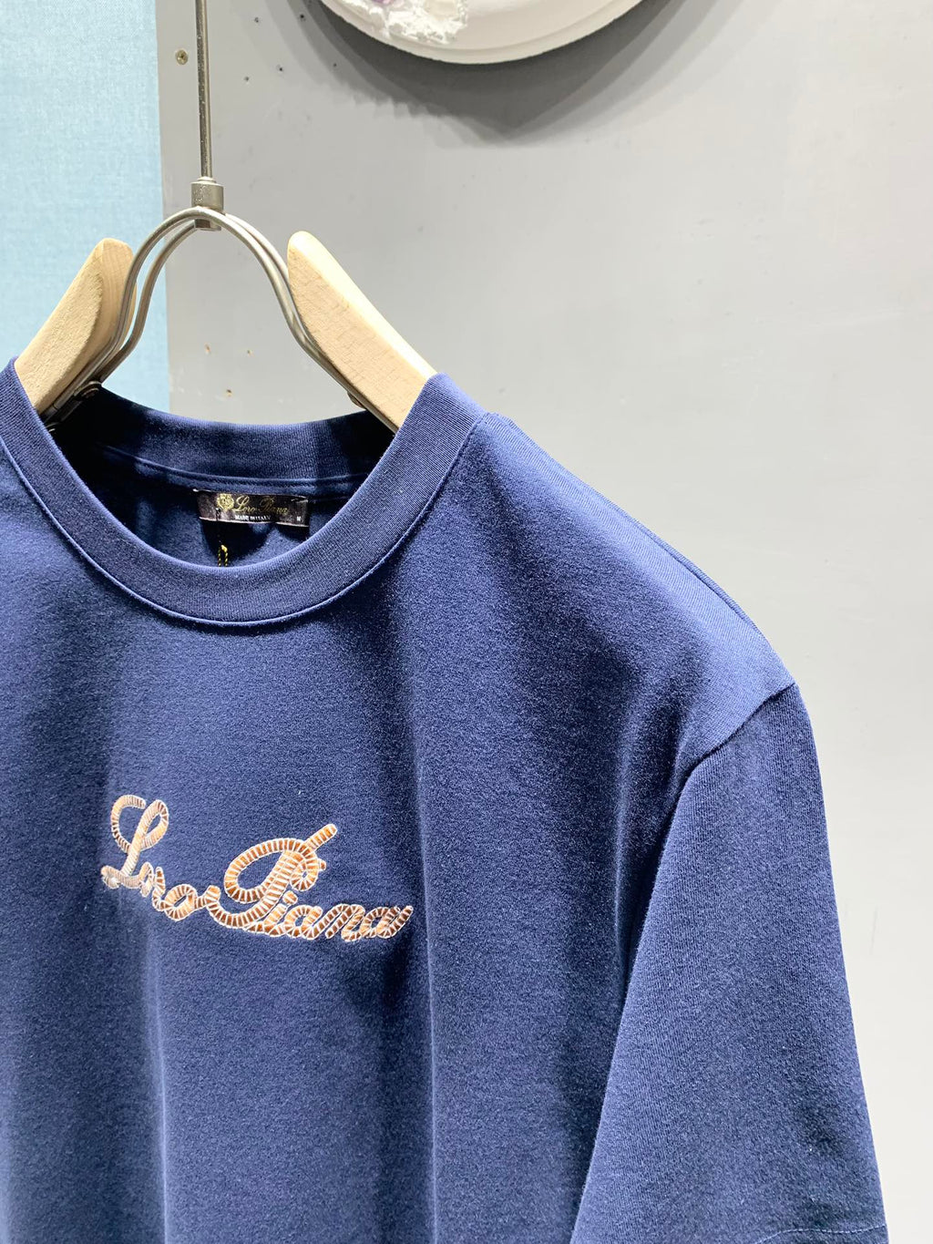 LORO PIANA 26S EMBROIDERED T-SHIRT 745