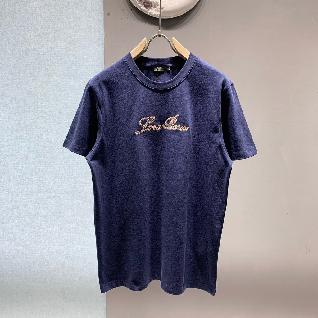 LORO PIANA 26S EMBROIDERED T-SHIRT 745