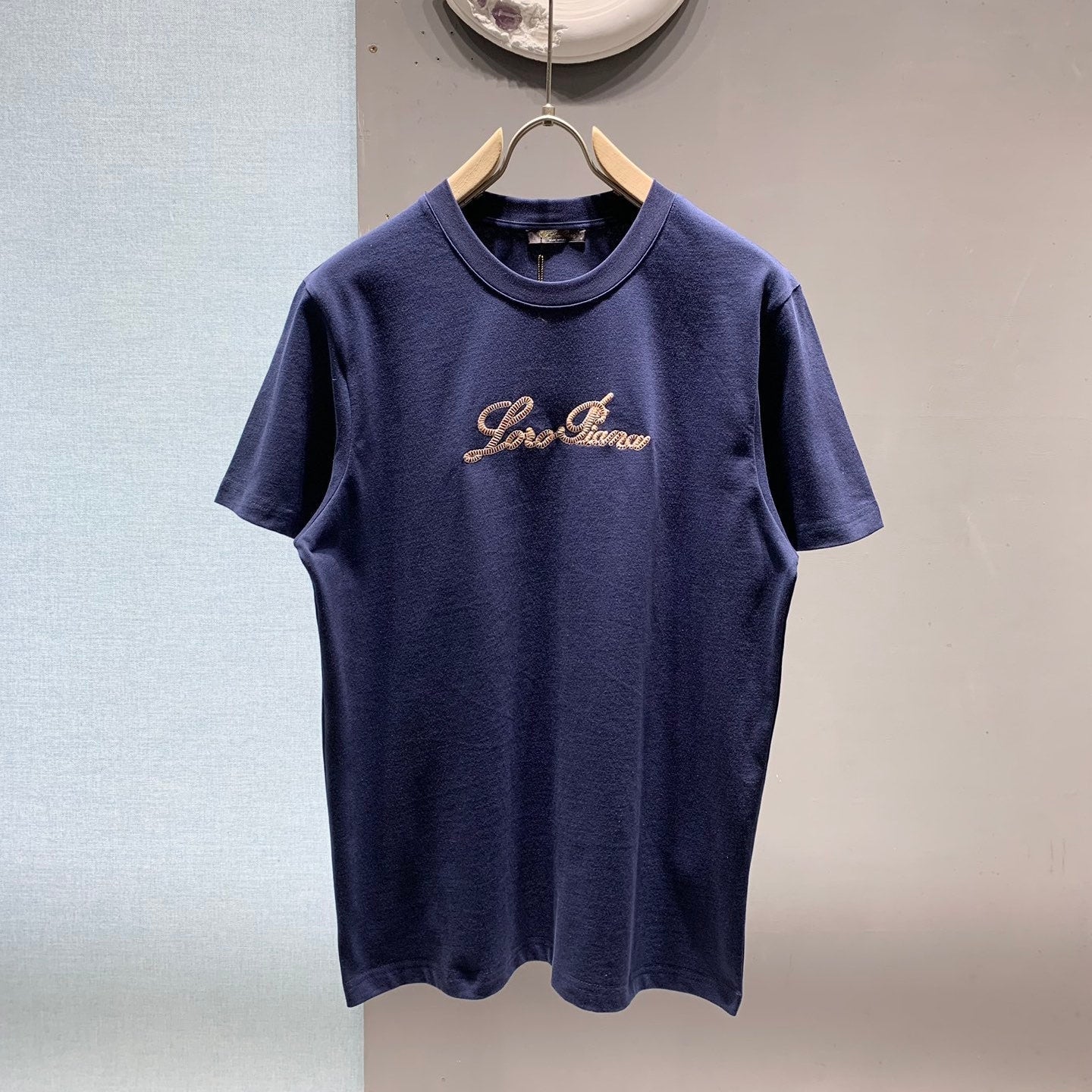 LORO PIANA 26S EMBROIDERED T-SHIRT 745