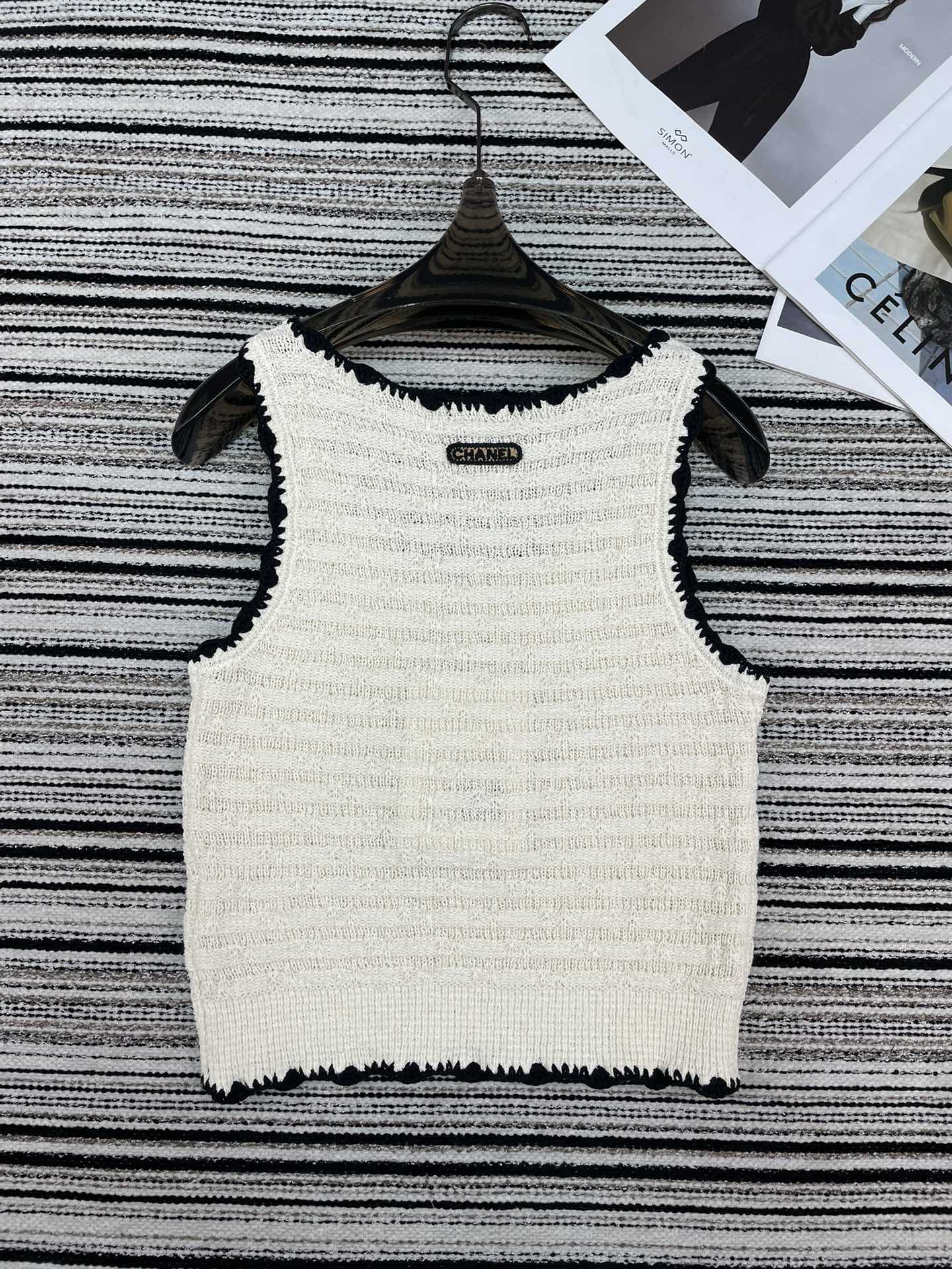 CHANEL 26S KNIT TANK TOP 954